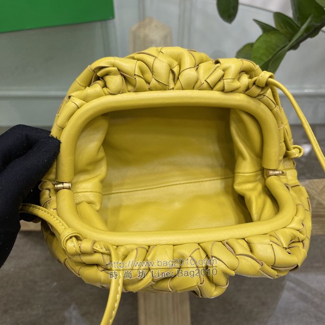 Bottega veneta高端女包 98061 寶緹嘉升級版小號編織雲朵包 BV經典款純手工編織羔羊皮女包  gxz1161